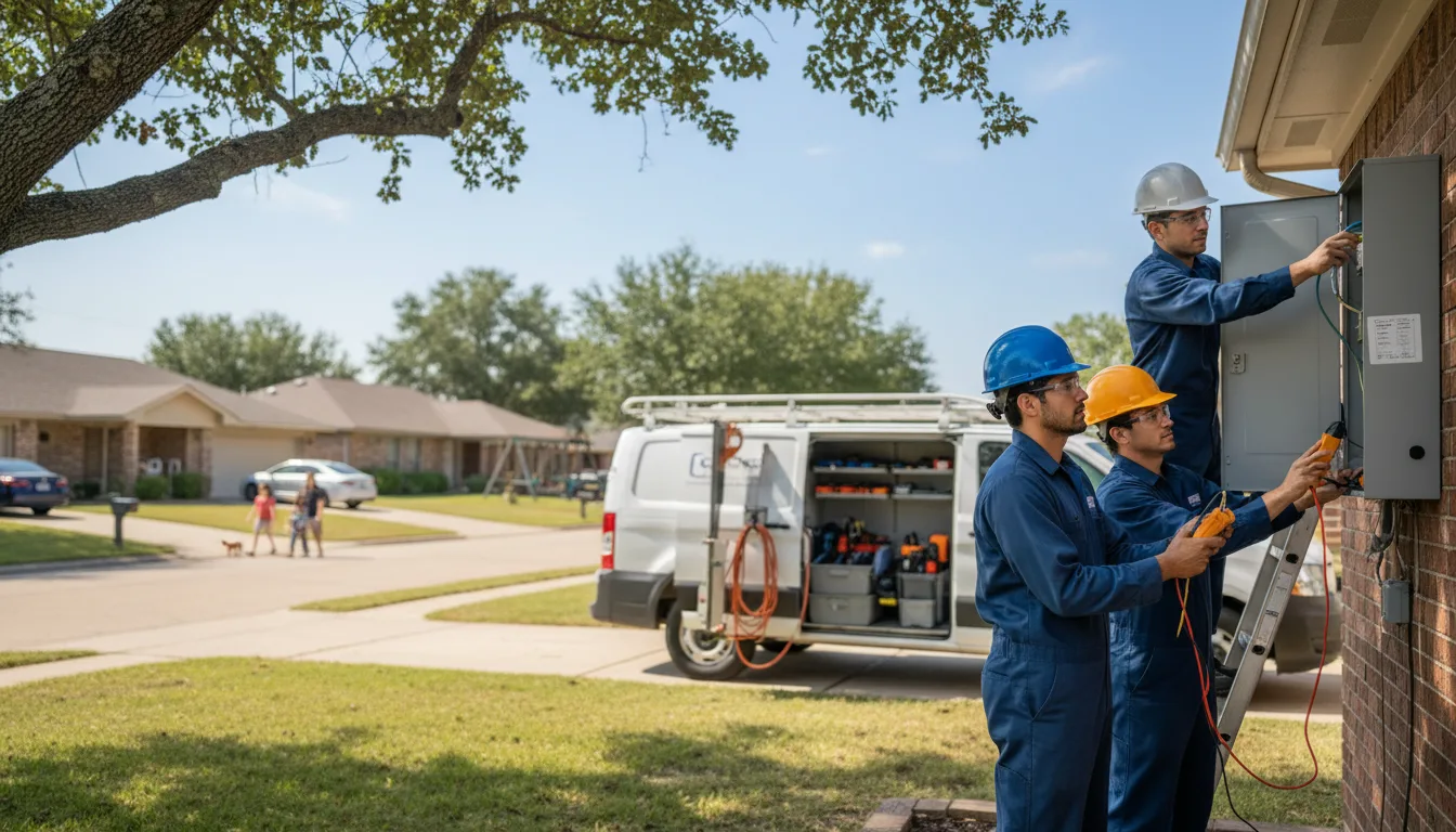 Certified electrician providing emergency electrical services in San Luis, AZ